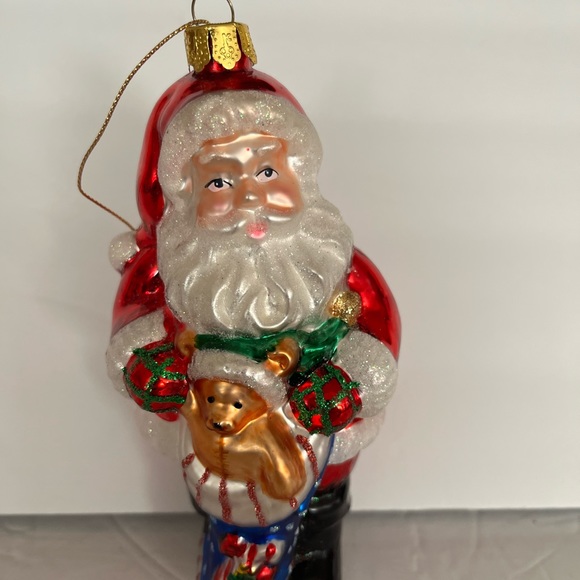 Vintage Old Blown Glass German Santa - Picture 3 of 4